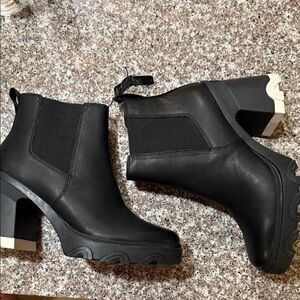Sorel Black Heeled Boots